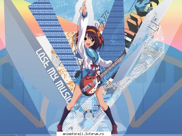 1. Haruhi Suzumiya - fata_iadului - The Melancoly of Haruhi Suzumia