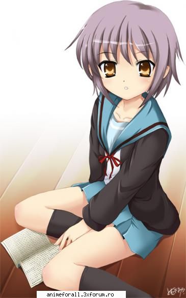 2. Yuki Nagato - fata_iadului - The Melancoly of Haruhi Suzumia