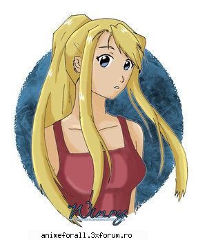 Galerie - ink una tot cu Winry :D - ~Full Metal Alchemist~